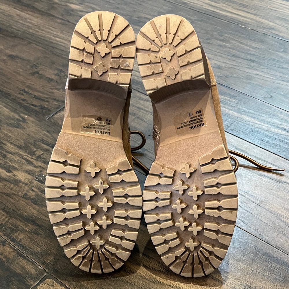 Jellypop Brown Lace Up Boots - Picture 7 of 8